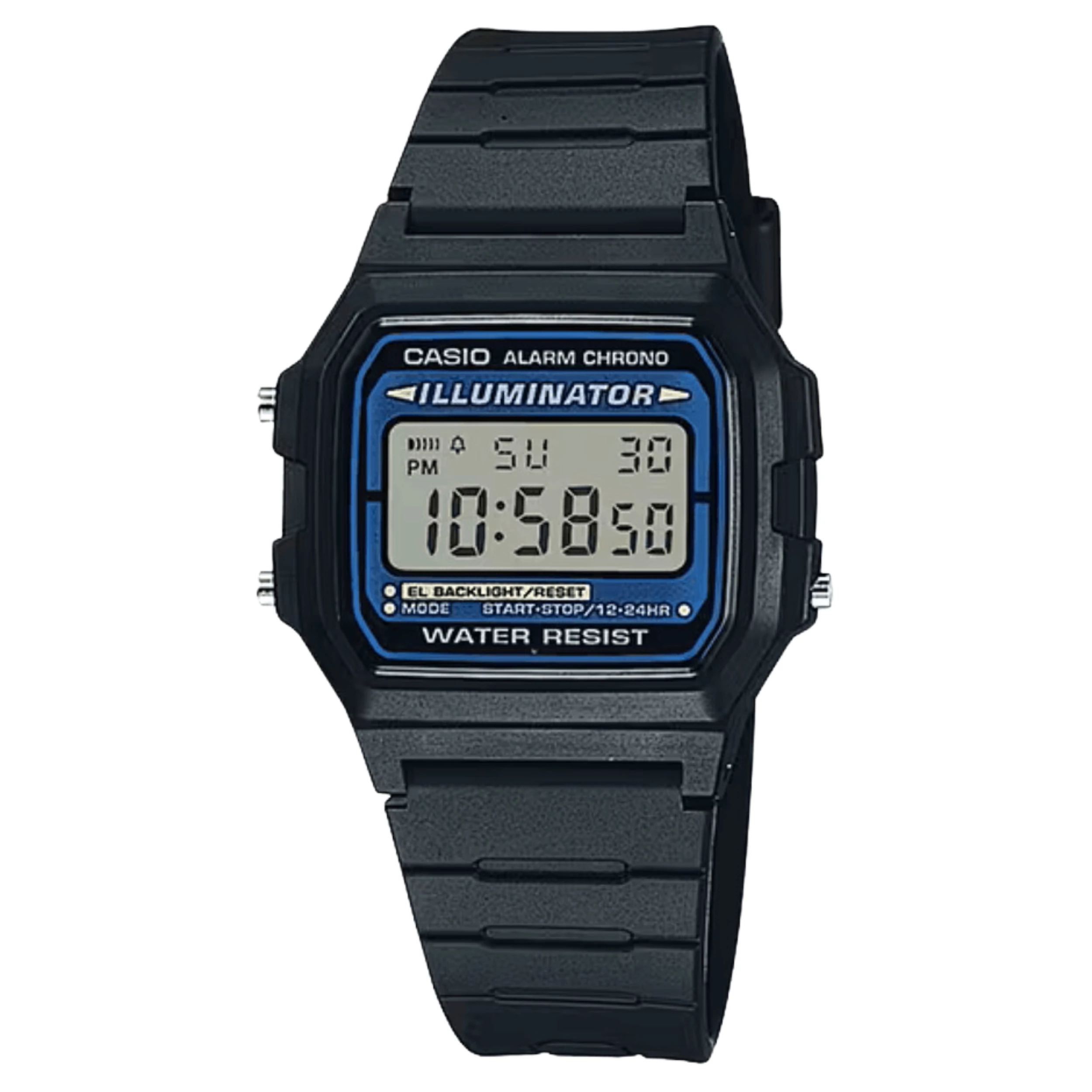 Relógio Casio Unissex Digital Resina Preto - F-105W-1ADF-SC