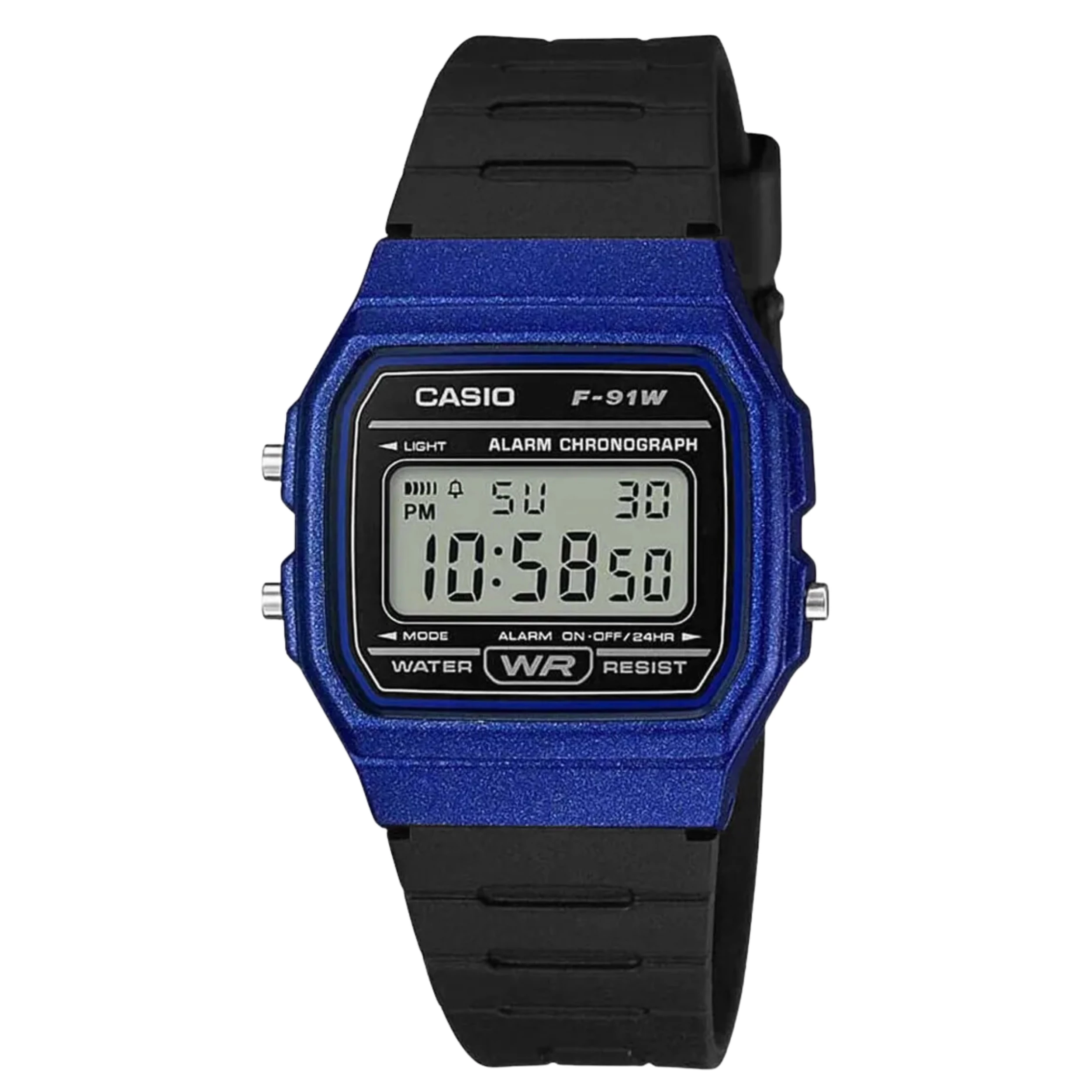 Relógio Casio Unissex Digital Resina Bicolor - F-91WM-2ADF-SC