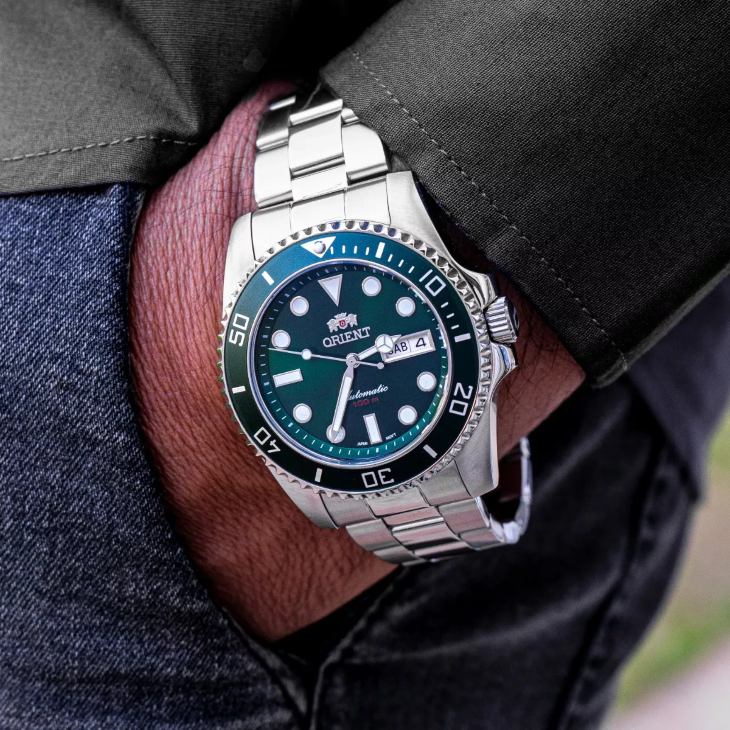 Relógio Orient Masculino Automático Metal Prata - F49SS027 - Imagem 2