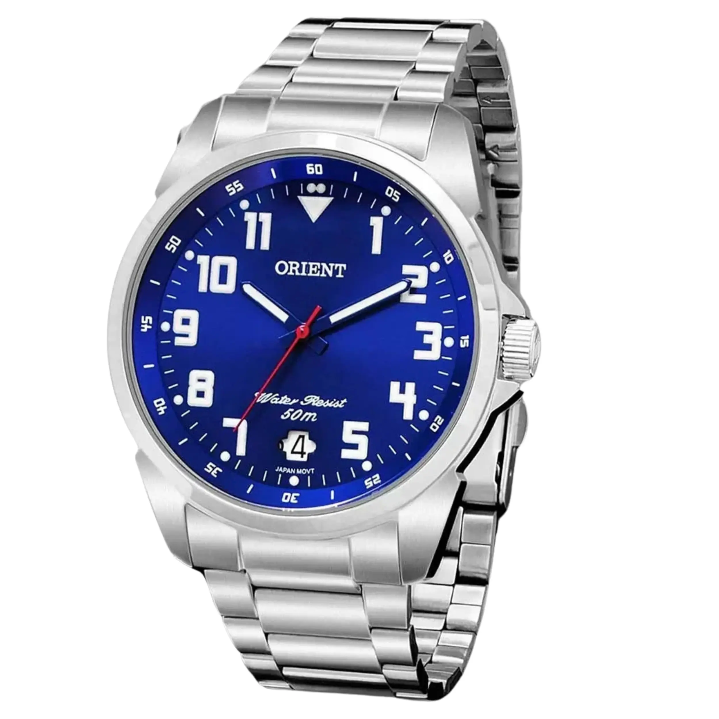 Relógio Orient Masculino Analógico Metal Prata - MBSS1154A D2SX - Imagem 4