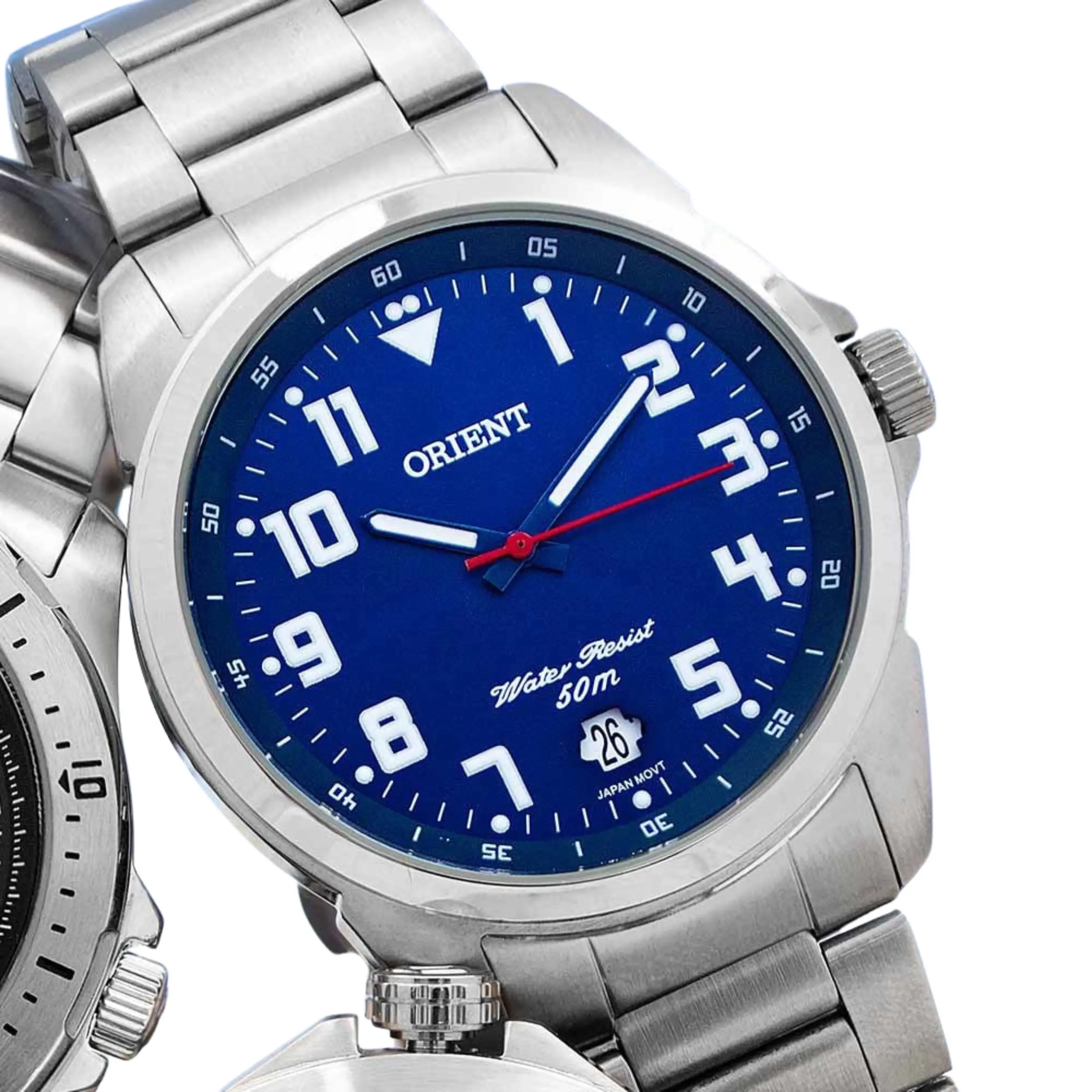 Relógio Orient Masculino Analógico Metal Prata - MBSS1154A D2SX - Imagem 3