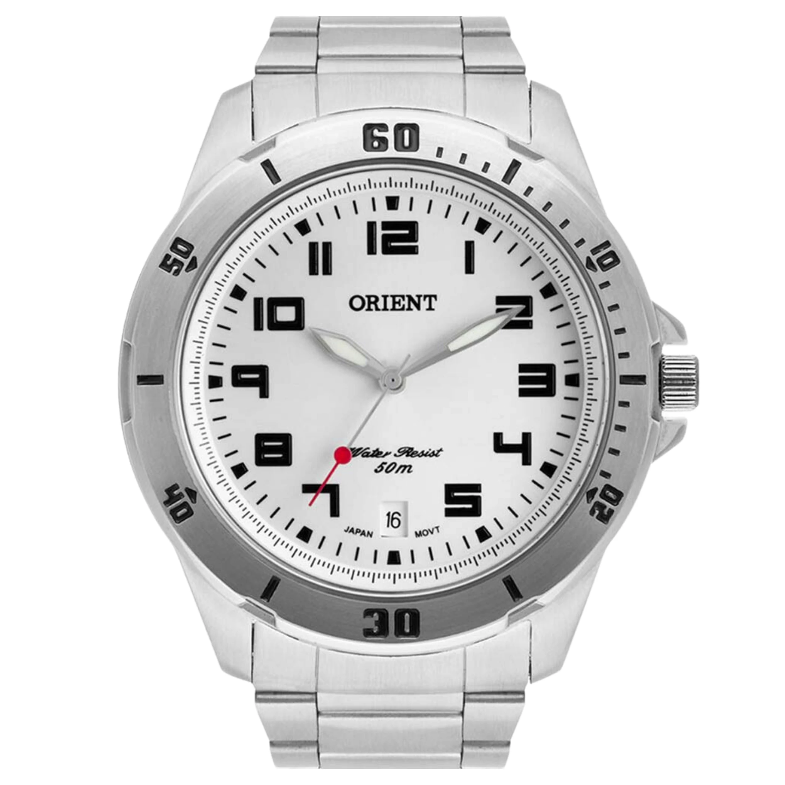 Relógio Orient Masculino Analógico Metal Prata - MBSS1155A S2SX
