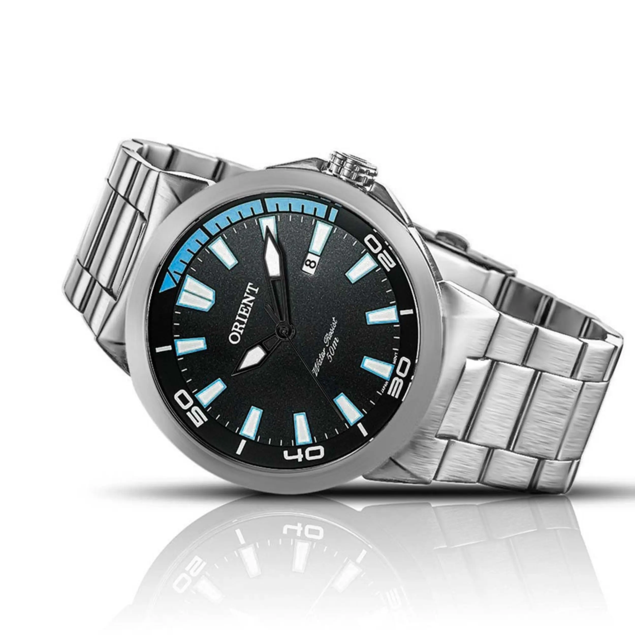 Relógio Orient Masculino Analógico Metal Prata - MBSS1196A PASX - Imagem 5
