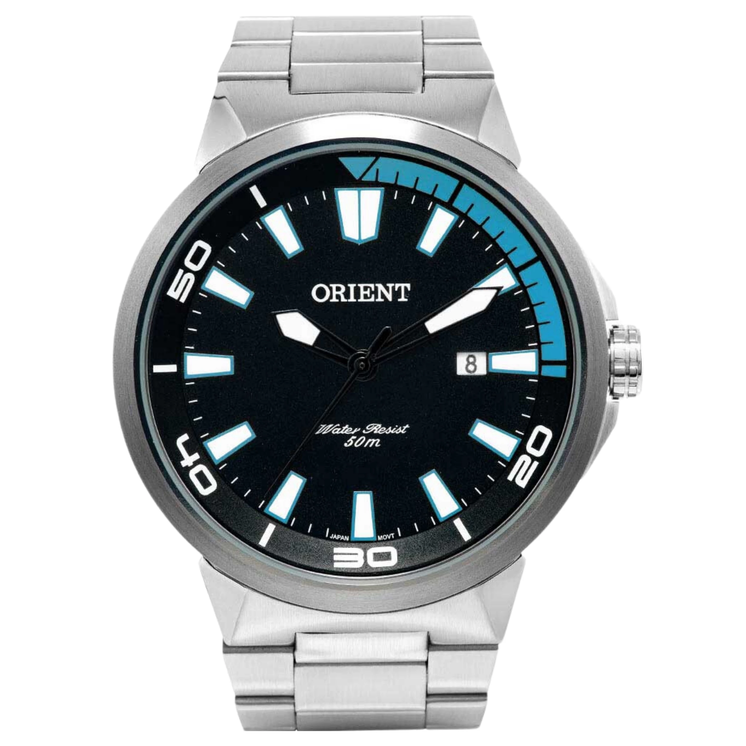 Relógio Orient Masculino Analógico Metal Prata - MBSS1196A PASX