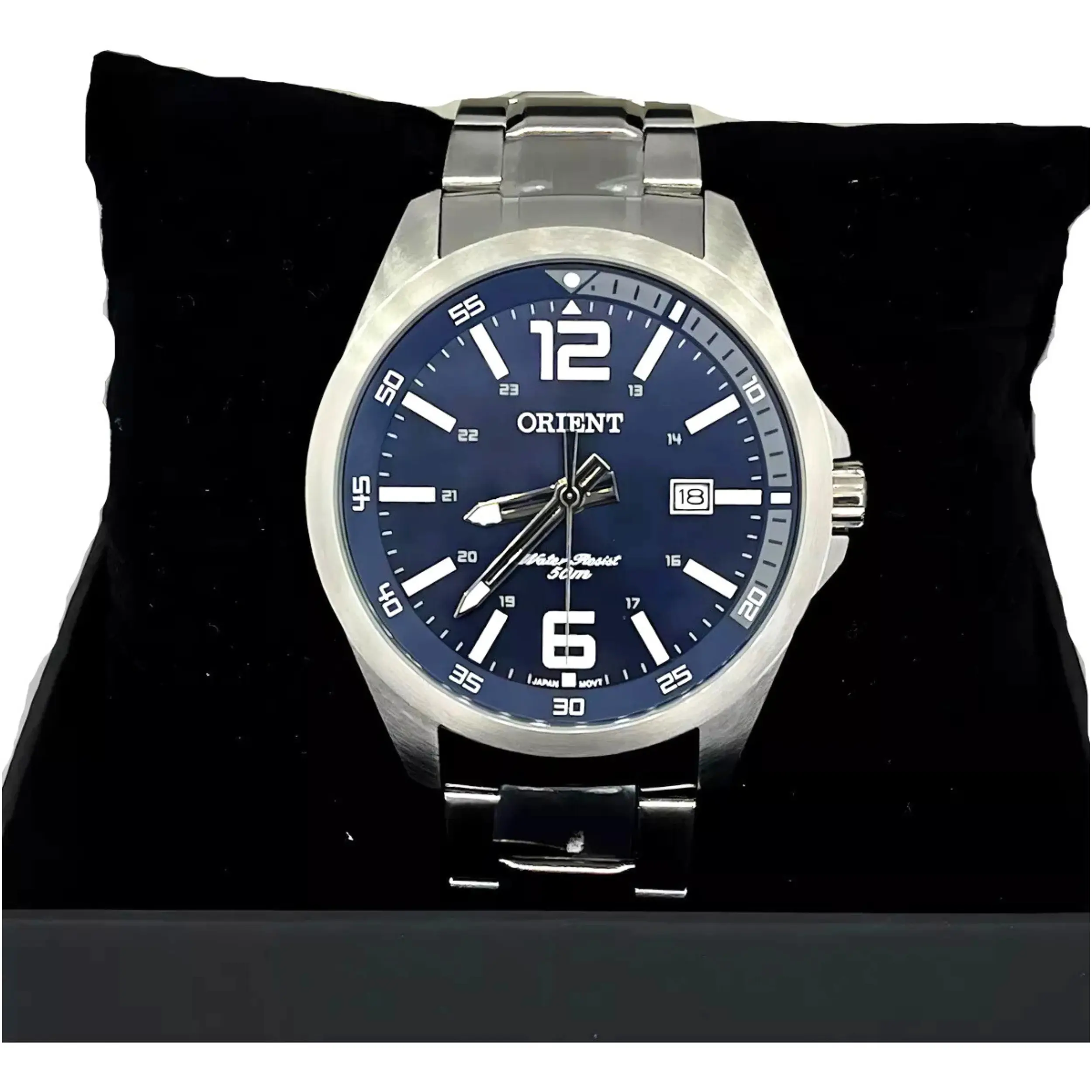 Relógio Orient Masculino Analógico Metal Prata - MBSS1275 D2SX - Imagem 3