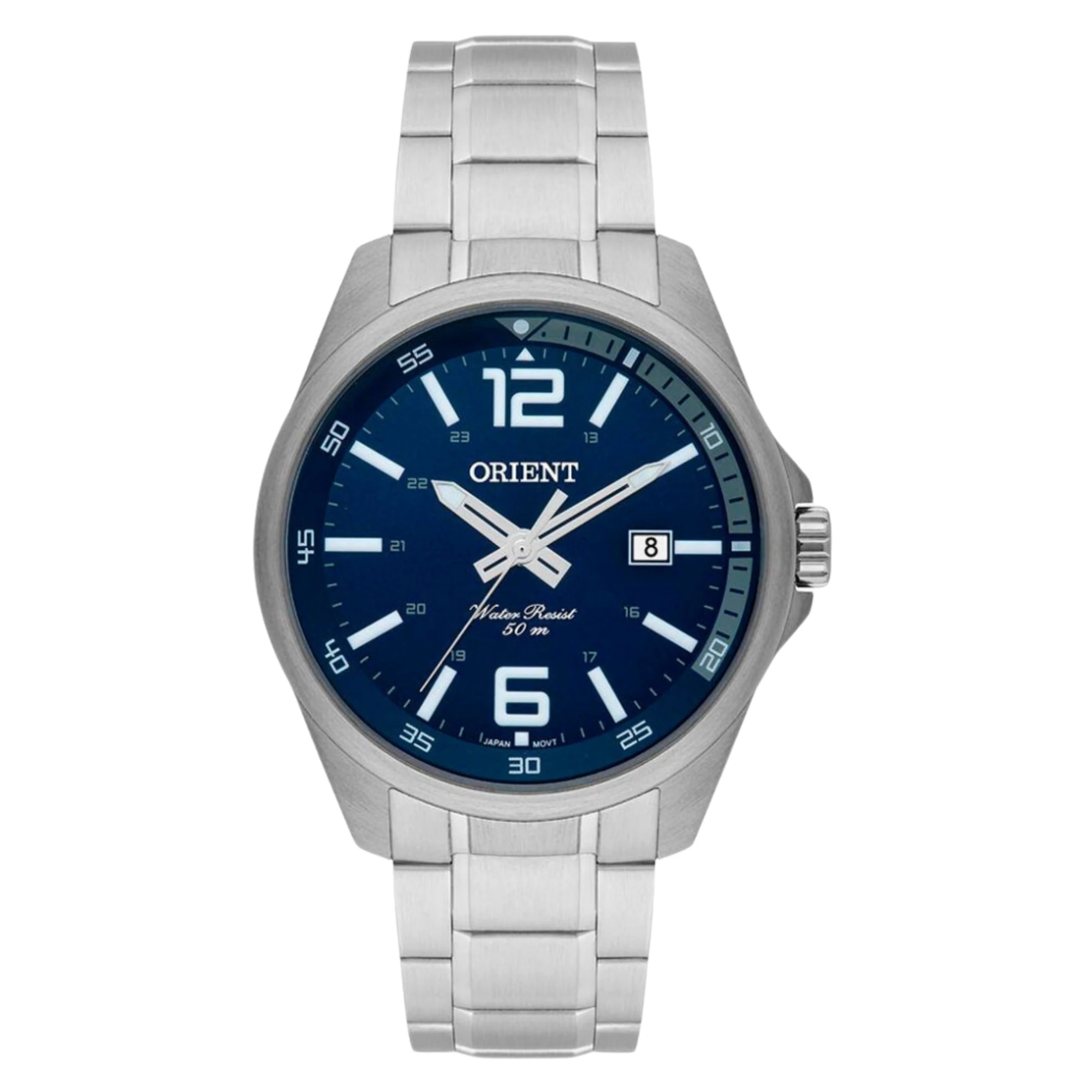 Relógio Orient Masculino Analógico Metal Prata - MBSS1275 D2SX