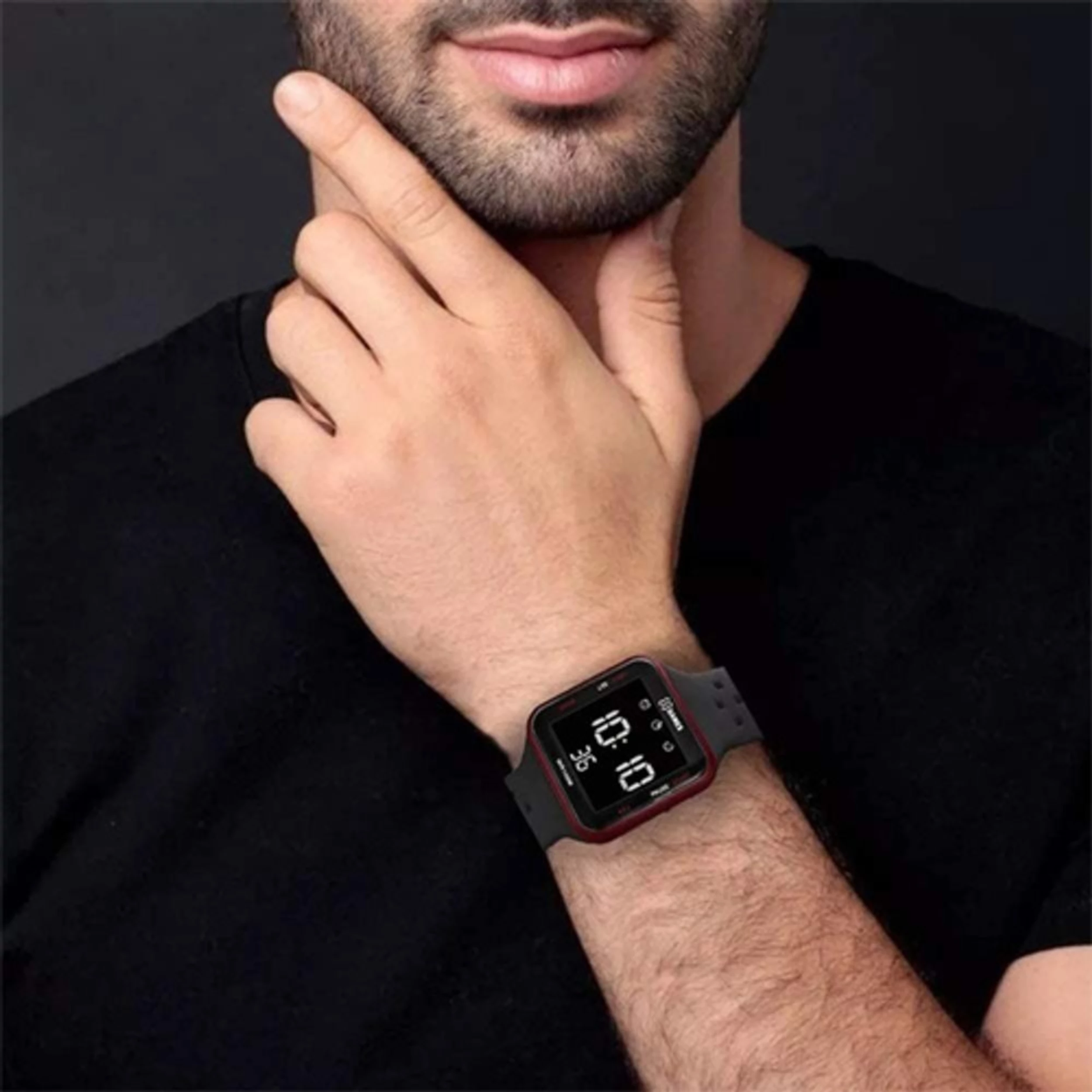 Relógio X-Watch Masculino Digital Silicone Preto - XGPPD101W PXPX - Imagem 2