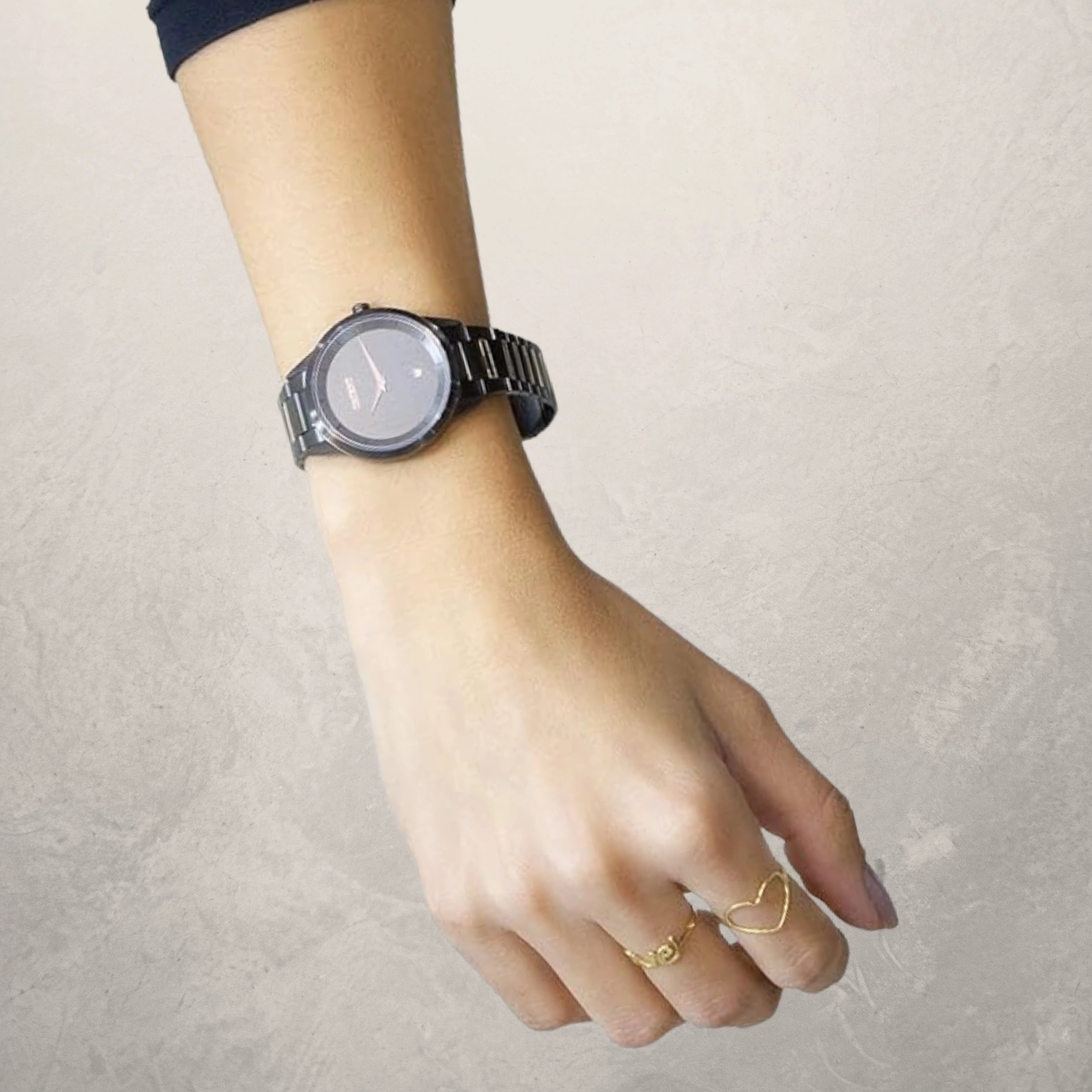 Relógio Orient Feminino Analógico Metal Preto - FYSS0005 G1GX - Imagem 2