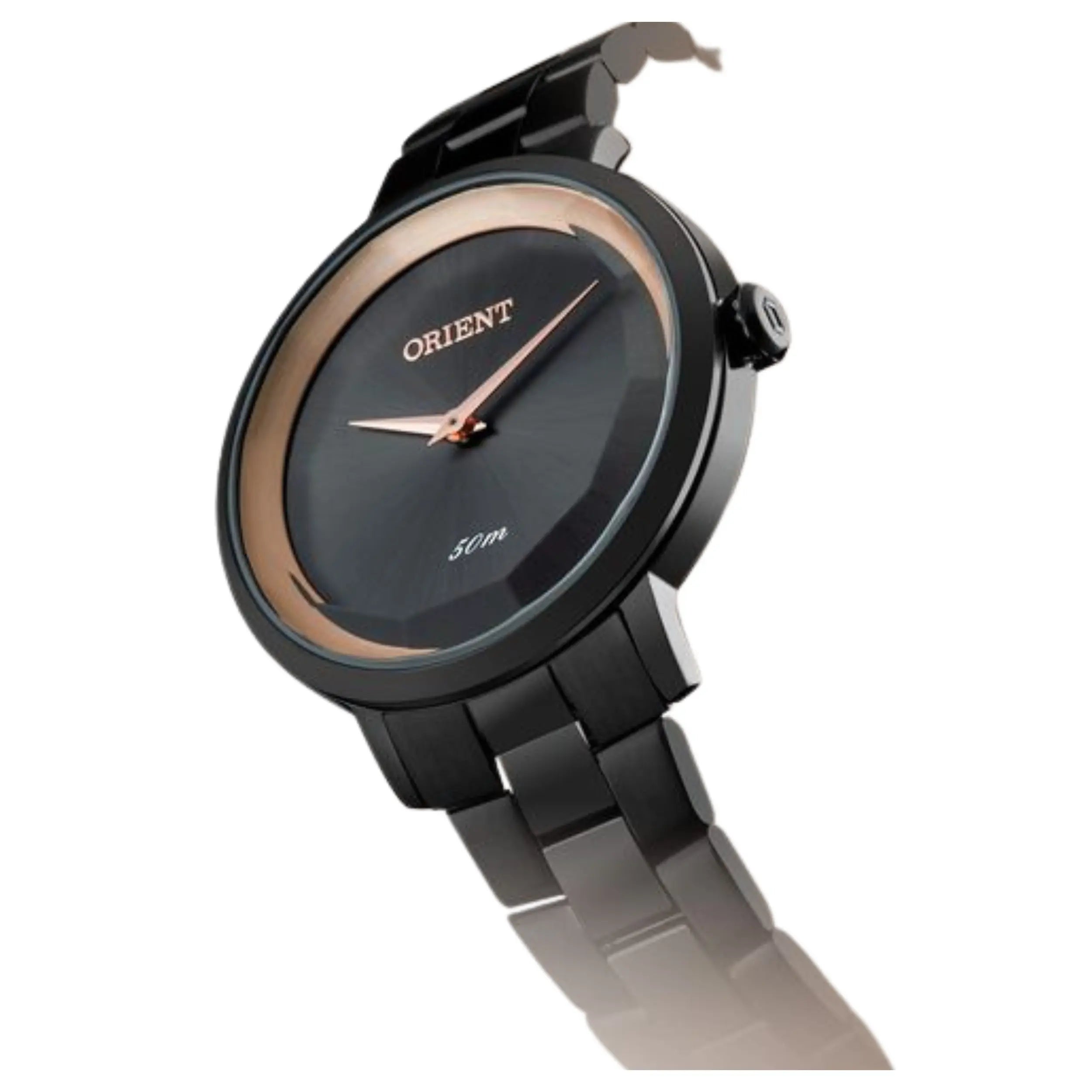 Relógio Orient Feminino Analógico Metal Preto - FYSS0005 G1GX - Imagem 3