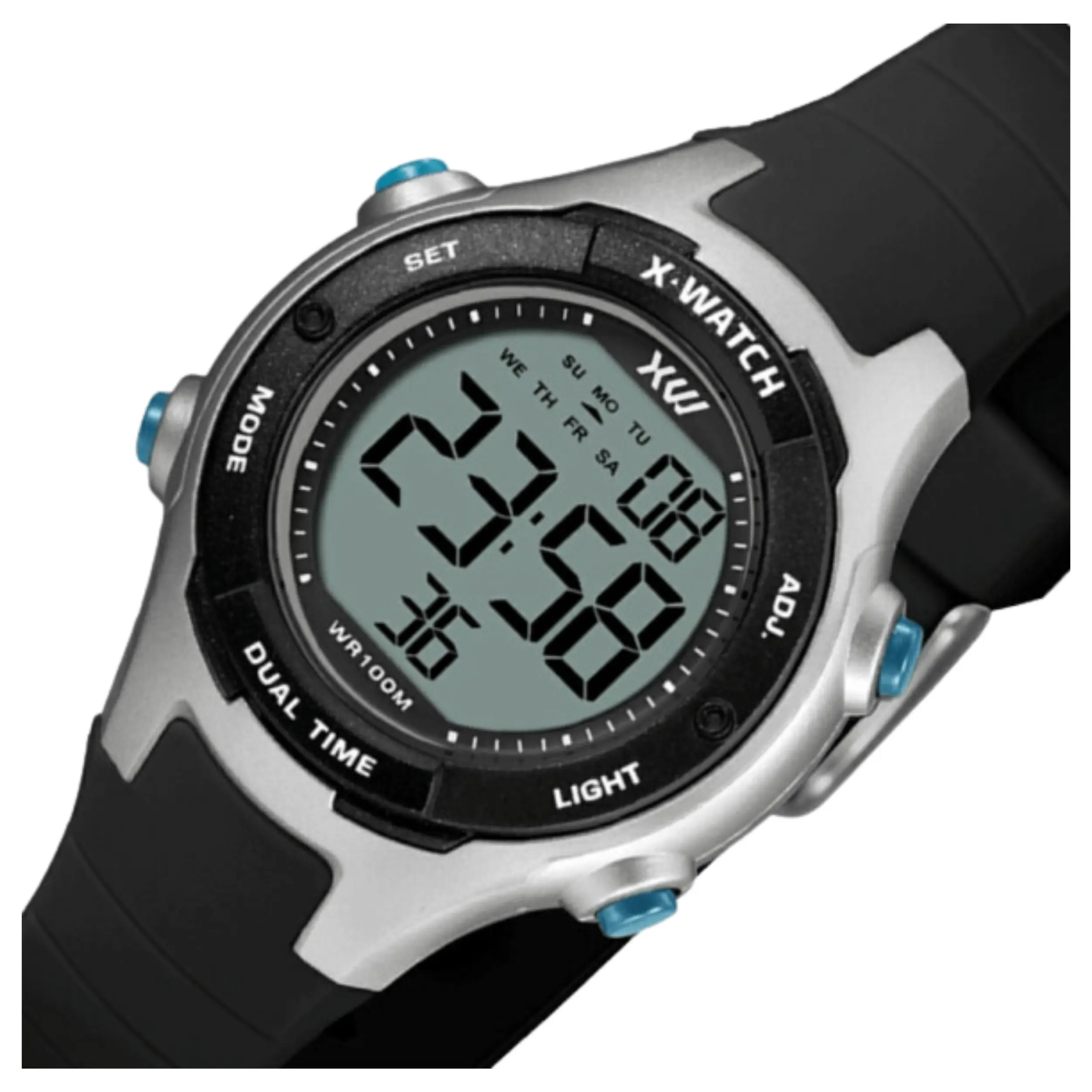 Relógio X-Watch Unissex Digital Silicone Preto - XKPPD094 BXPX - Imagem 3